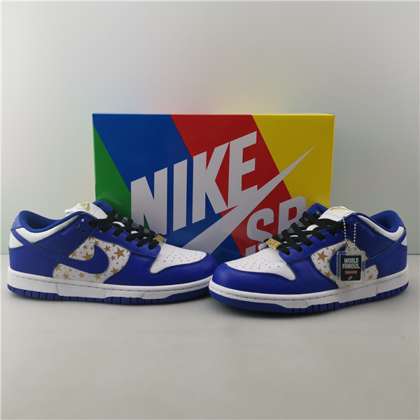 S*p*e x nike sb dunk low blue/white dh3228-10