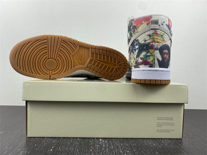 nike sb dunk high S*p*e rammellzee fd8779-100