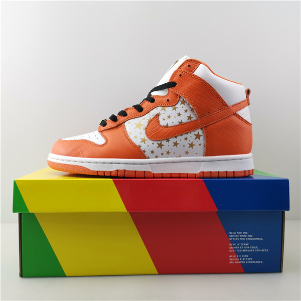 nike sb dunk high S*p*e orange 307385-181