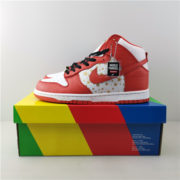nike dunk high pro sb S*p*e red stars 307385-161