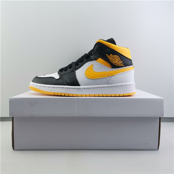 AIR JORDAN 1 MID LASER ORANGE BLACK CV5276-107