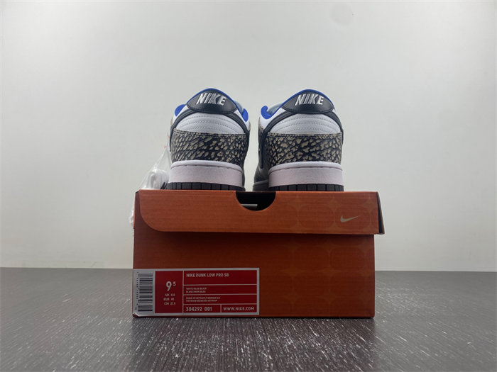 nike sb dunk low S*p*e white cement 304292-001