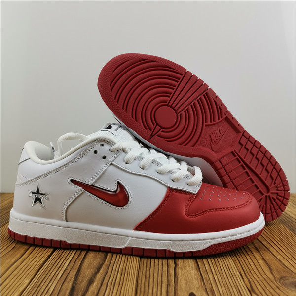 nike sb dunk low S*p*e jewelswoosh red ck3480-600.