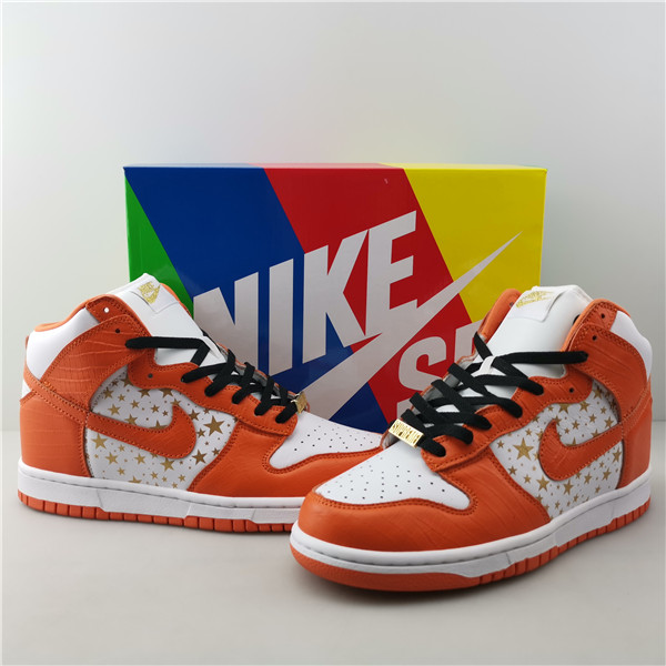 nike sb dunk high S*p*e orange 307385-181
