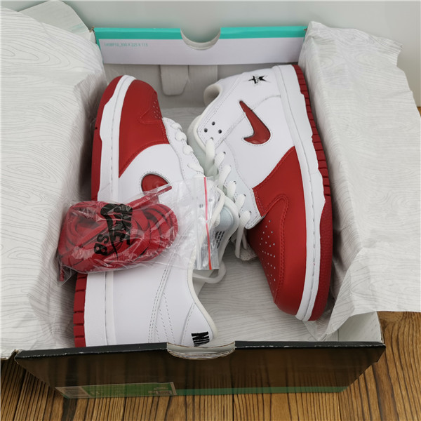 nike sb dunk low S*p*e jewelswoosh red ck3480-600.