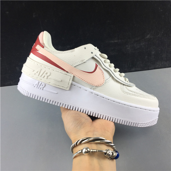 Nike Air Force 1 new macaron white and pink deconstruction Cl0919