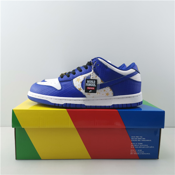 S*p*e x nike sb dunk low blue/white dh3228-10