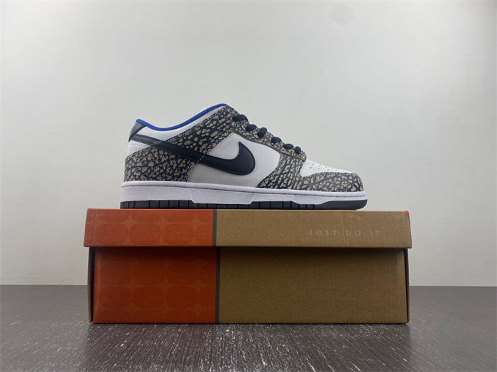 nike sb dunk low S*p*e white cement 304292-001
