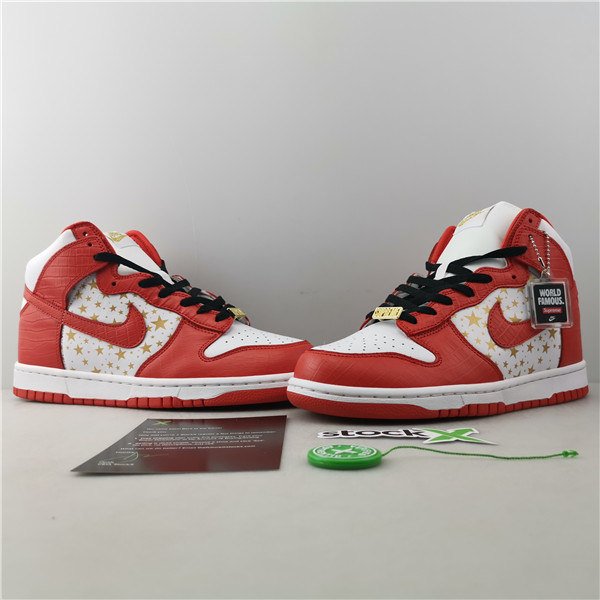 nike dunk high pro sb S*p*e red stars 307385-161